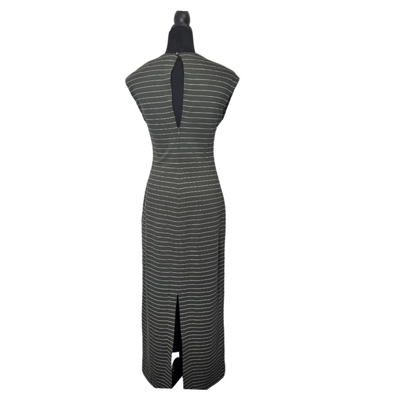 Club Monaco Stripe Ponte Knit Maxi Dress - Picture 3 of 13